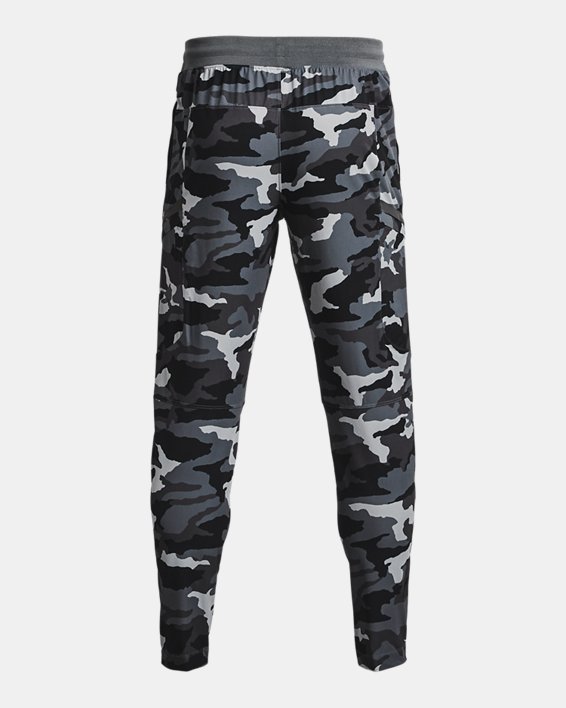 Men's UA Elite Cargo Printed Pants, Black, pdpMainDesktop image number 5